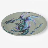 Aangepaste Borden papier voor draden 9 inch Papieren Bordje (Gekanteld)