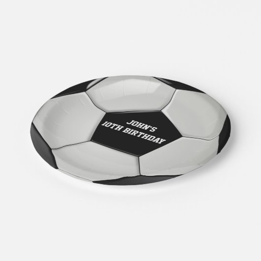 Aangepaste Borden Voetbal Papieren Bordje (Gekanteld)