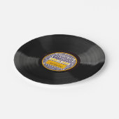 Aangepaste Borden voor 78 vinylplaten Papieren Bordje (Gekanteld)