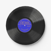 Aangepaste Borden voor 78 vinylplaten Papieren Bordje (Voorkant)