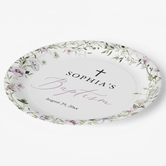 Aangepaste Borden voor bloemkool Papieren Bordje (Gekanteld)