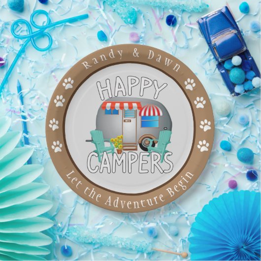 Aangepaste Borden voor Camping Papieren Bordje (Feest)