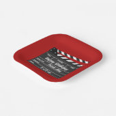 Aangepaste Borden voor filmklappapier Papieren Bordje (Gebogen)