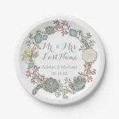 Aangepaste Borden voor flessenwrijvingspapier Papieren Bordje (Voorkant)