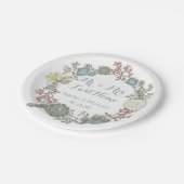 Aangepaste Borden voor flessenwrijvingspapier Papieren Bordje (Gekanteld)