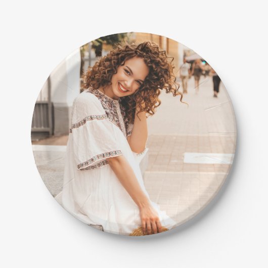 Aangepaste Borden voor fotopapier Papieren Bordje (Voorkant)