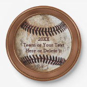 Aangepaste  Borden voor honkbal Papieren Bordje (Voorkant)