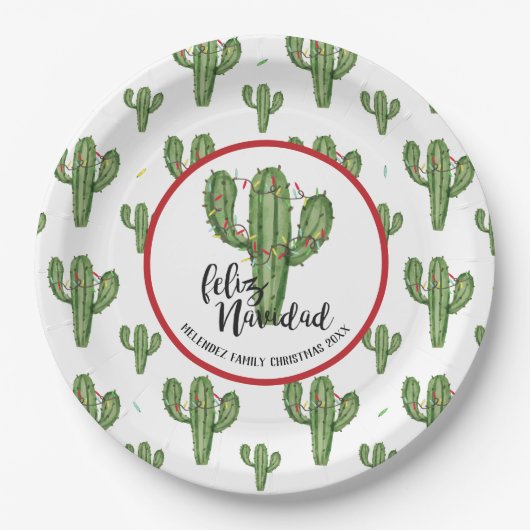 Aangepaste Borden voor kerstcadeaupapier Papieren Bordje (Voorkant)