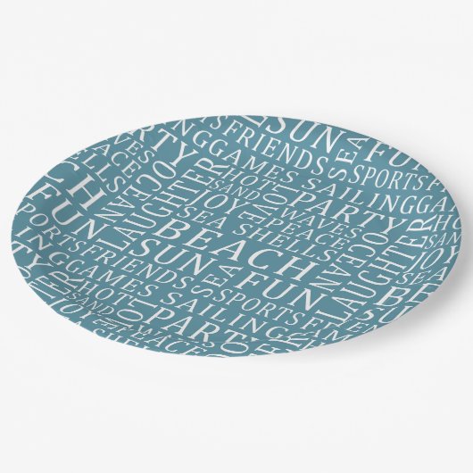 Aangepaste borden voor kleurenvlekpapier papieren bordje (Gekanteld)