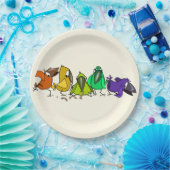 Aangepaste Borden voor kleurpapier met grappige vo Papieren Bordje (Feest)