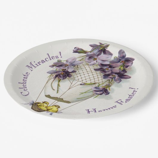 Aangepaste Borden voor paaspapier | Schattigee lel Papieren Bordje (Gekanteld)