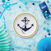 Aangepaste Borden voor papier op basis van antiean Papieren Bordje (Feest)