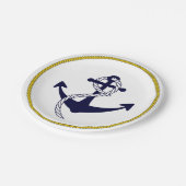 Aangepaste Borden voor papier op basis van antiean Papieren Bordje (Gekanteld)