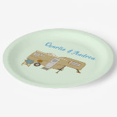 Aangepaste Borden voor RV-kampeerpapier Papieren Bordje (Gekanteld)