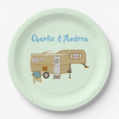 Aangepaste Borden voor RV-kampeerpapier Papieren Bordje (Voorkant)