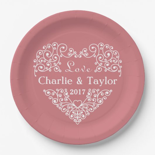 Aangepaste borden voor sierdoeleinden papieren bordje (Voorkant)