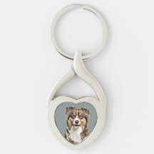 Aangepaste Border Collie Dog gepersonaliseerde tek