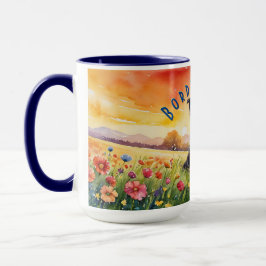 Aangepaste Border Collie Mok, personaliseer uw SIP Mok