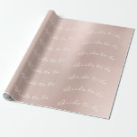 Aangepaste borstelopening om Blush Pink te zijn Cadeaupapier<br><div class="desc">Minimalisme en eenvoud van Form Glam en Chic Wrapping Paper voor vele gelegenheden zoals verjaardag,  verjaardag,  bruiloft,  bruidsfeest,  nieuwe baan,  nieuw huis,  gezelschapsfeest,  feestdag,  nieuwe baby... </div>