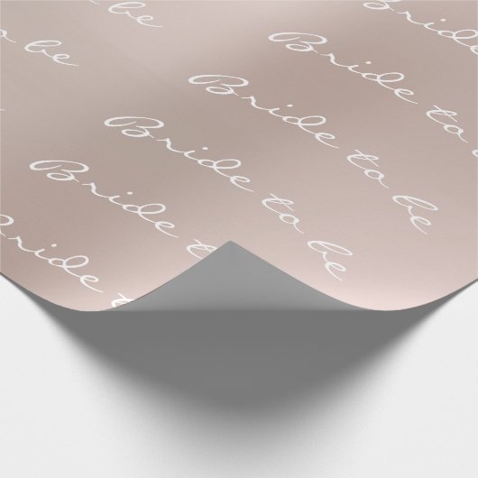 Aangepaste borstelopening om Blush Pink te zijn Cadeaupapier (Hoek)