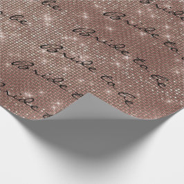 Aangepaste borstelopening om Blush Pink te zijn Cadeaupapier