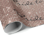 Aangepaste borstelopening om Blush Pink te zijn Cadeaupapier (Rol Hoek)