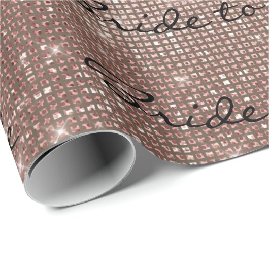 Aangepaste borstelopening om Blush Pink te zijn Cadeaupapier (Rol Hoek)