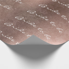 Aangepaste borstelopening om dubbelzielige roze te cadeaupapier