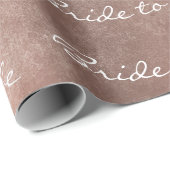 Aangepaste borstelopening om dubbelzielige roze te cadeaupapier (Rol Hoek)