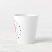 Aangepaste borsteltijd voor gebak latte mok (Voorkant)