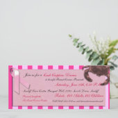 Aangepaste borstkanker voordeel krab cioppino/voer kaart (Staand voorkant)