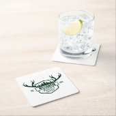 Aangepaste boscabine kartonnen onderzetters (Insitu)