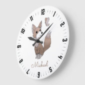 Aangepaste bossen voor fox en vlinder grote klok (Hoek)