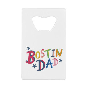 Aangepaste Bostin Dad Bottle Opener Creditkaart Flessenopener