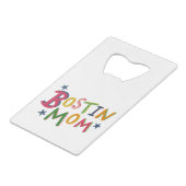 Aangepaste Bostin-flessenopening Creditkaart Flessenopener (Voorkant Gekanteld)