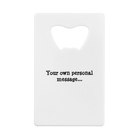 Aangepaste Bostin-flessenopening Creditkaart Flessenopener (Achterkant)