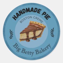 Aangepaste Boston Cream Pie Labels | gepersonalise