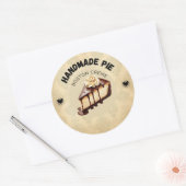 Aangepaste Boston Cream Pie Labels | gepersonalise (Envelop)