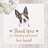 Aangepaste Boston Terrier Hond Wedding Favoriete L Bedankjes Labels