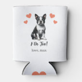 Aangepaste Boston Terrier Pet Wedding Koelbox Blikjeskoeler (Voorkant)
