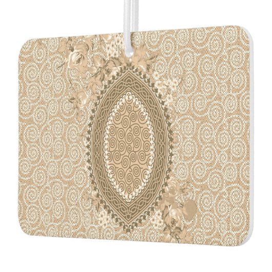 Aangepaste Botanische Auto Accessoire Gift Luchtverfrisser (Links)