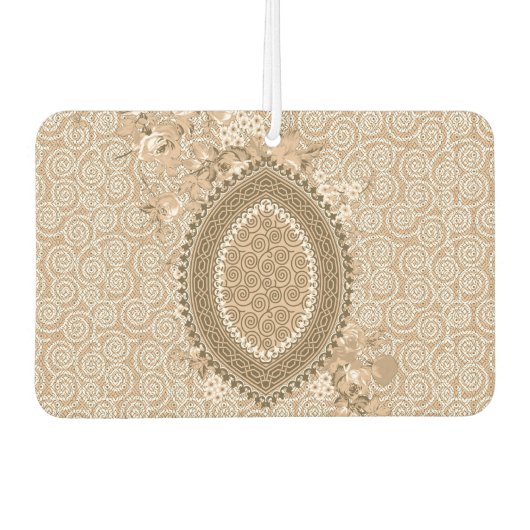 Aangepaste Botanische Auto Accessoire Gift Luchtverfrisser (Voorkant)