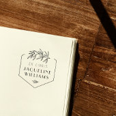 Aangepaste botanische bibliotheek boek Ex Libris b Zelfinktende Stempel