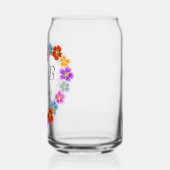 Aangepaste Botanische Boho Bloemen Hart Lei Krans Blikvorm Glas (Links)