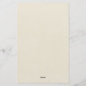 Aangepaste botanische  Butterfly Briefpapier (Achterkant)