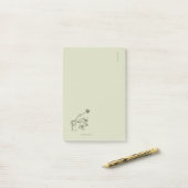 Aangepaste Botanische Donkere Academia Tuin Lezer Post-it® Notes (Op bureau)