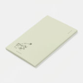 Aangepaste Botanische Donkere Academia Tuin Lezer Post-it® Notes (Schuin)