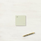 Aangepaste botanische donkere academische varen fi post-it® notes (Op bureau)