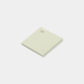 Aangepaste botanische donkere academische varen fi post-it® notes (Schuin)