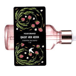 Aangepaste Botanische Illustratie Serum Labels